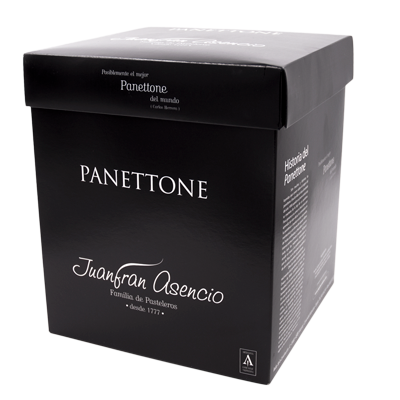 Caja Panettone Choclate y naranja 900gr